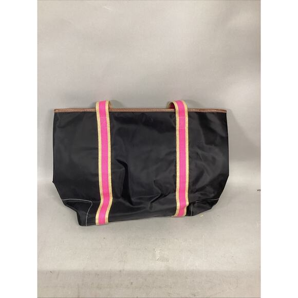 Vintage XOXO Pink Black Tote Bag - 18.5x14” - Picture 6 of 14